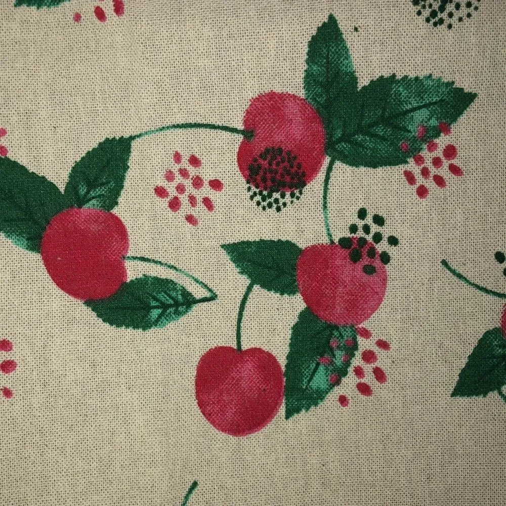 Mabelle Home Collection Cherry Print Cotton Apron